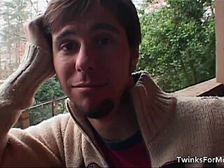 horny twinks sucking and fucking cocks in gay action