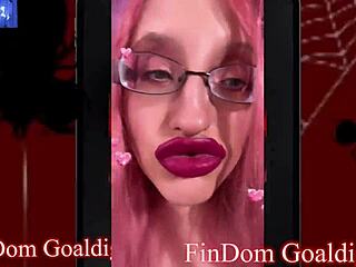 Slave Obeys Bold Financial Domination Instructions From Mistress With Glasses