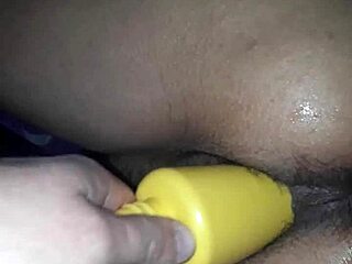 Wife enjoying a large toy