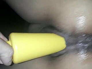 Wife enjoying a large toy