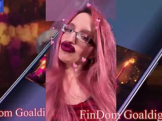 Slave Obeys Bold Financial Domination Instructions From Mistress With Glasses