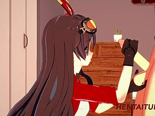 واو! أمبر هينتاي جنشين إمباكتتمص زب جامح وترسل كريم باي حار!