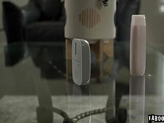 Babysitter Adria Rae feels excited following client's commands, starting with self-touch