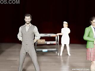 Hey, schau dir diese animierte Spanking-Serie an, volle Szene! 😜