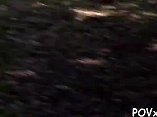 작은 18+ 틴 좁은 POV 블로우잡 세션에서 자지 빨아!