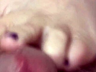 Bbw Marcy Diamond's First Footjob On Big Ass