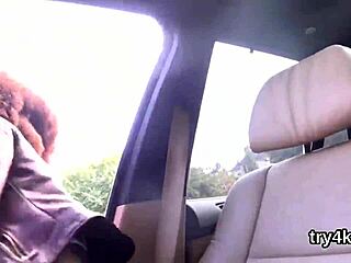 Watch this erotic cutie give a blowjob in POV then get her twat spread and penetrated