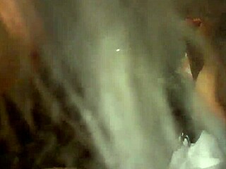 The white girl is SUCKING DICK like a whore, aiming for cum.