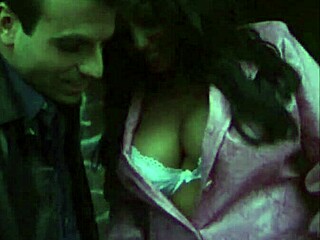 Brunette teen with big tits gets fucked hard!