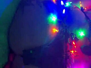 reverse cowgirl riding big monster cock tied up in fishnets