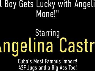 Angelina And Mone Passionately Suck Big Cock Poolside