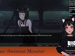 vtuber lewdneko plays sweetest monster part 2