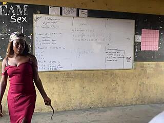 Caught Masturbating By Teacher, Forced To Pay With Intense Sex And Blowjob