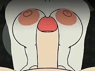 Sky akhirnya dapat balasan layak, titty fuck, hisap batang dan doggystyle pada tetek besar punggung gempak