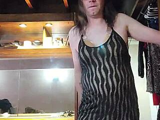 being naughty modeling dresses pt 5