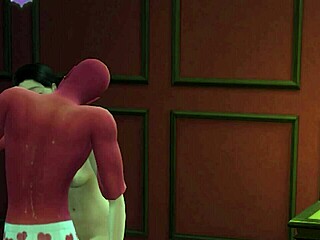 vampire bites young 18+ girl in uncensored 3d hentai sucking scene