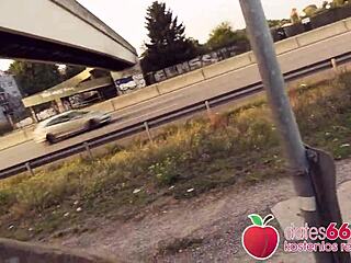 Hot Highway Fuck with AnastasiaXXX, Cheered by Honking Cars on Dates66 Com