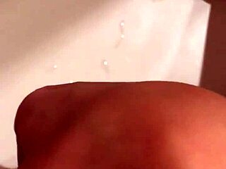 Intense masturbation leading to powerful orgasm