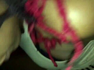 dread head candy giver with long hair