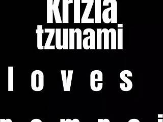 Krizia Tzunami Sucks Cock Outdoors