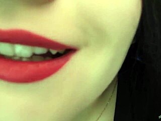 Detailed asmr kissing session with soft touches sounds and close-up views