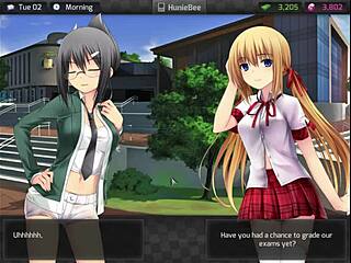 Exploring kawaii waifu in huniepop