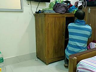 This hot Indian Malkin is getting fucked hard for an extra bonus in hardcore sex