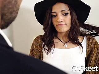 Have you seen the prettiest latina babe getting fucked in doggystyle?