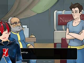 Caught sneaking around, they dive into deep vault 69 action.