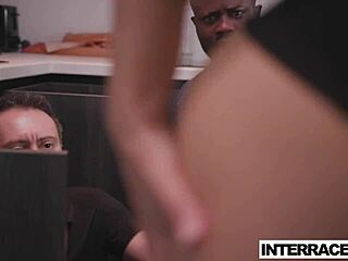 Wife bent over for monster cock cheating