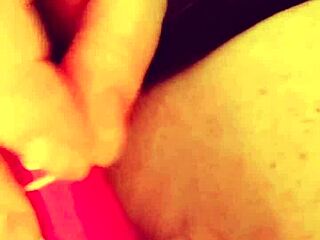 my first solo masturbation close-up orgasm