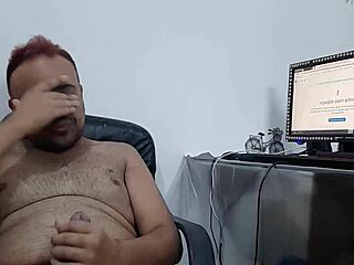 After training, she said, let's have sex with anal creampie.