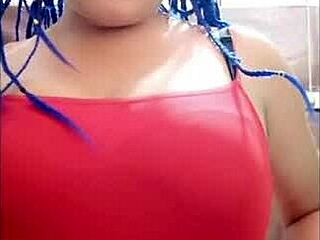 spreading my pierced hairy pussy for camera