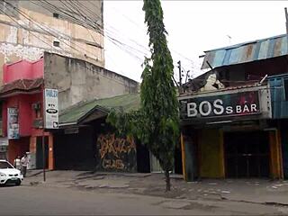 セブのサンシアンコ通りでフィリピーナを観光客が発見