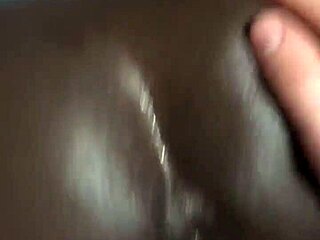 ebony babe nails neighbor's huge white cock