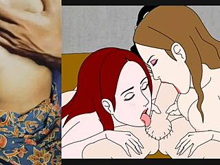 Enjoying An Asian Cartoon Solo Session While Watching And Relaxing Peacefully