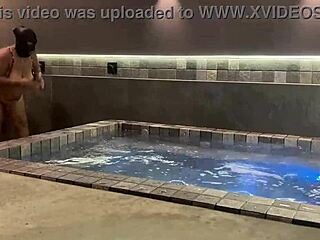 I grabbed the brunette from behind and pounded her big pussy hard until she screamed.