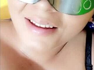 spreading my pierced hairy pussy for camera