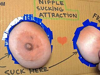 自制视频，激烈吸吮乳头，大自然胸太诱人