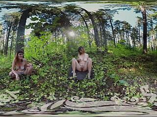 Yanks giggly Sosha finds pleasure outdoors with her hairy charm in view