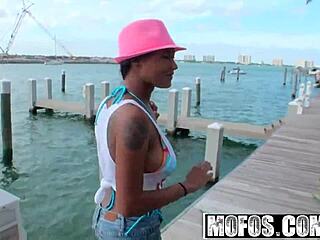 Mofos - latina sex tapes - sierra santos - hosing down her sweet tits