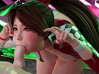 See the greatest collection of 3D cartoons with Mai Shiranui’s fighting scenes