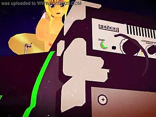 Engel performing erotic dance in mmd animation