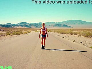 Fit Kitty Feels Wet Cunilingus, Deepthroat, And Creampie In Desert With Fake Tits And Spitting