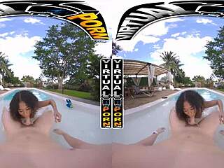 i fucked skyla suns by the pool in vr, it was so real