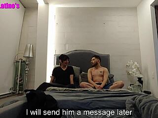 Twink boyfriend fucked hard by hot roommate leo estebans