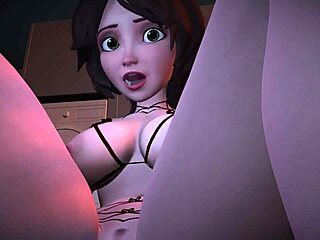 สาวใหญ่ Cass ขย่มควยเดือดในอ่างอาบน้ำ parody Big Hero 6