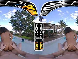 i fucked skyla suns by the pool in vr, it was so real