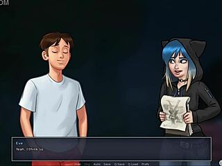 Hey, wanna see this sexy super hero in summertime saga 54?