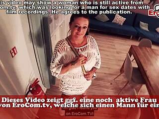 Eine deutsche MILF mit natürlichen Titten fickt in einem versteckten Kameravideo